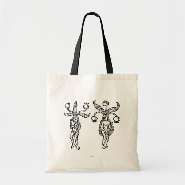 Tote Bag Botanique : Mandragore, 1476 (Devant)