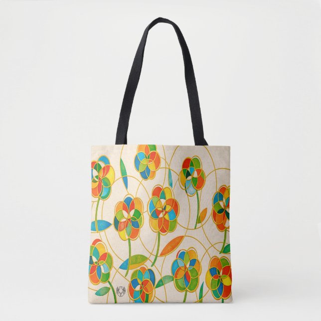 Tote Bag Botanique Néon (Devant)
