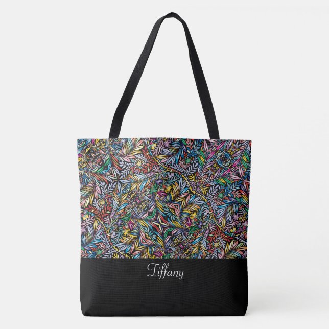 Tote Bag Botanique vibrante (Devant)