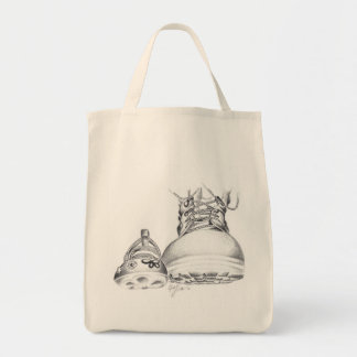 Tote Bag Bottes de combat et édition d'épicerie de Mary
