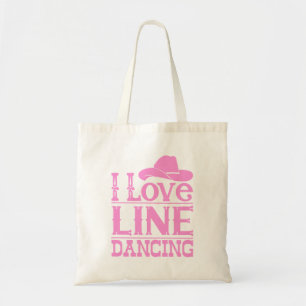 Tote Bag Bottes de cowboy de danse en ligne musique country