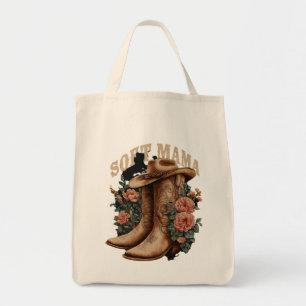 Tote Bag Bottes de cowgirl vintage country western pour mam