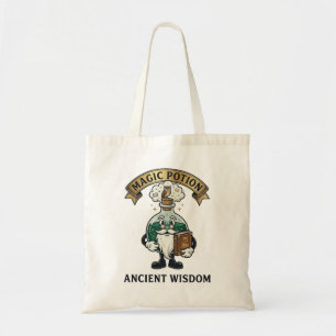Tote Bag Botto Ancien Sage Magicien Potion Magique Hibou Ré