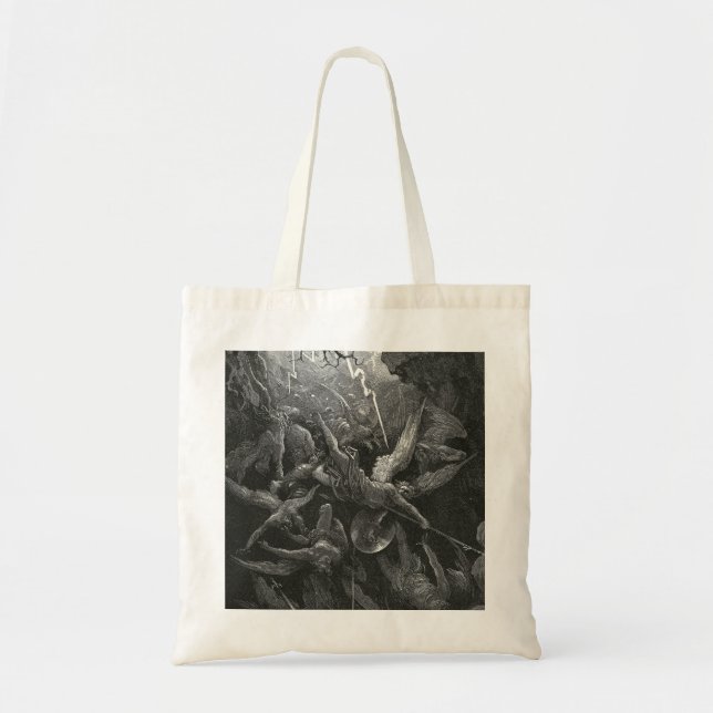 Tote Bag Bouche De L'Enfer Par Gustave Dore (Devant)