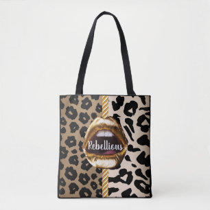 Tote Bag Boucles d'or personnalisées Wild Cadeau Décor girl