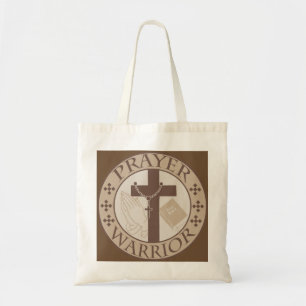TOTE BAG BOUCLIER DE CHRÉTIEN DE GUERRIER DE PRIÈRE