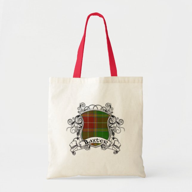 Tote Bag Bouclier de tartan de Baxter (Devant)