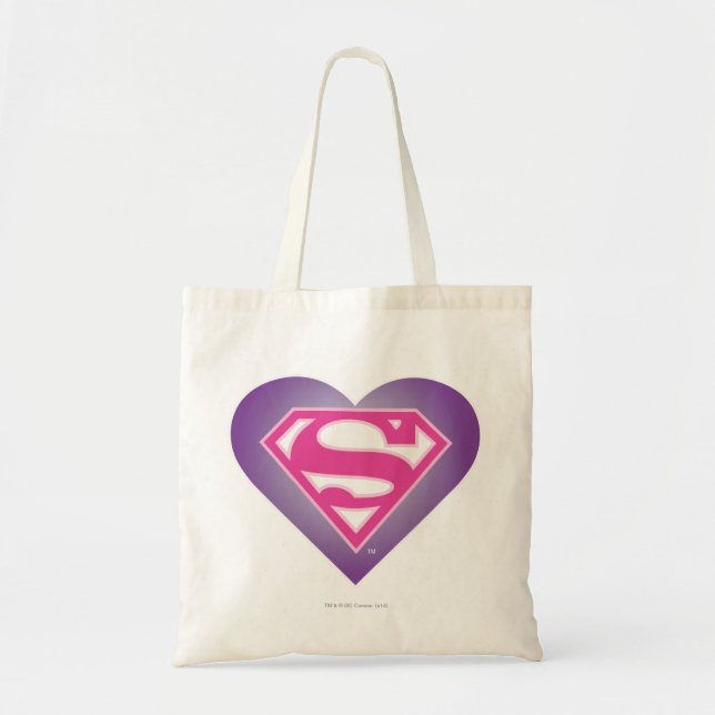 Tote Bag Bouclier du coeur pourpre (Devant)