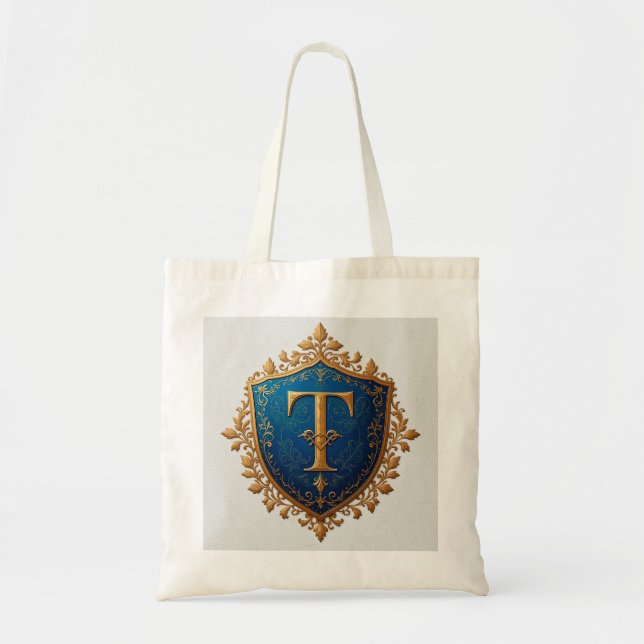 Tote Bag Bouclier Héraldique Décoratif (Devant)