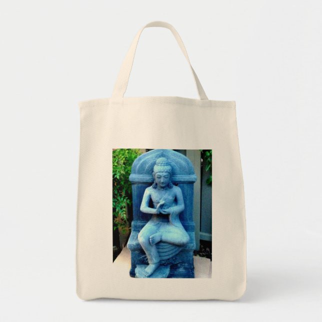 Tote Bag Bouddha bleu Fourre-tout (Devant)
