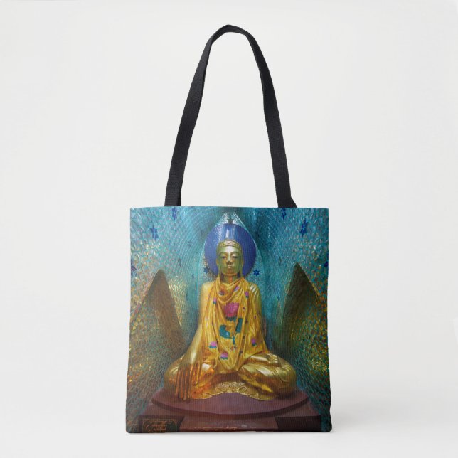 Tote Bag Bouddha dans une alcôve ornée (Devant)