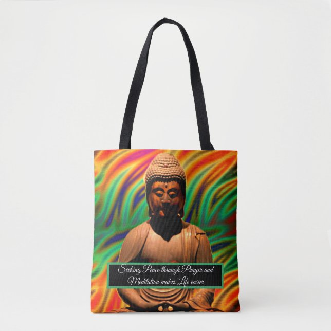 Tote Bag Bouddha en méditation (Devant)