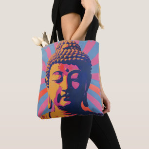 Tote Bag Bouddha Pop Art
