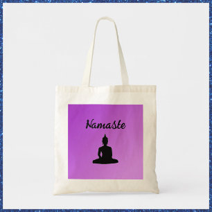 Tote Bag Bouddha pourpre Namaste