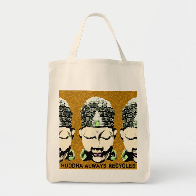 Tote Bag Bouddha réutilise toujours (Devant)