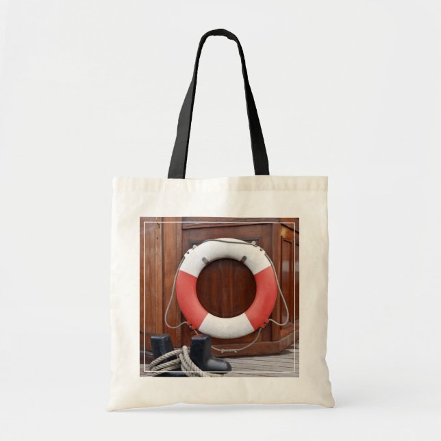 Tote Bag Bouée de sauvetage de bateaux (Devant)