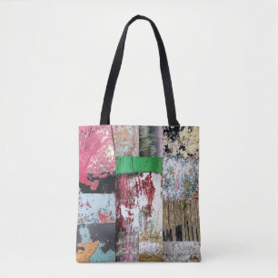 Tote Bag Bouées patinées - fourre-tout