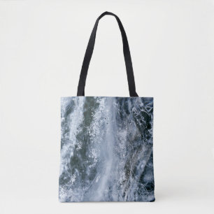 Tote Bag Bouffée d'eau sur l'arrière - plan blanc