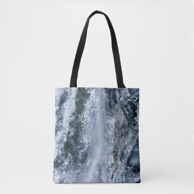 Tote Bag Bouffée d'eau sur l'arrière - plan blanc (Devant)