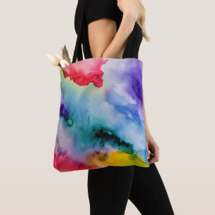 Tote Bag Bouffées artistiques d'aquarelle