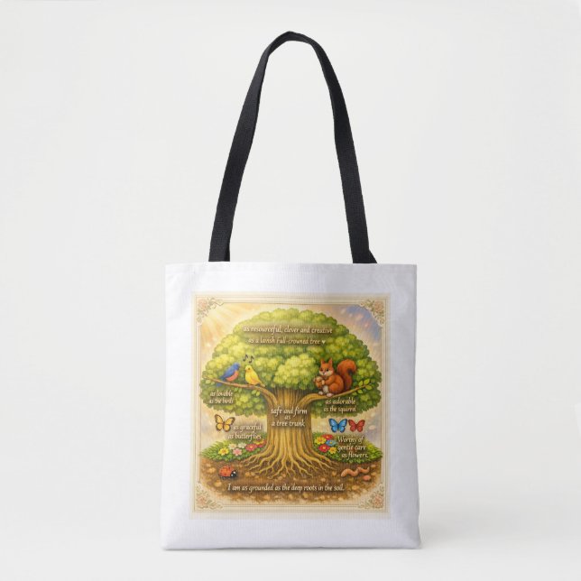 Tote Bag bouger tout au long de la journée en suscitant con (Devant)