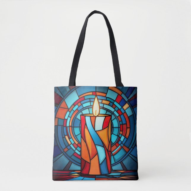 Tote Bag Bougie en verre des années 60 (Devant)