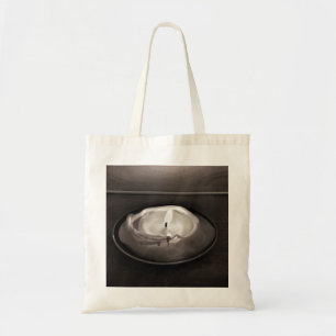 Tote Bag Bougie fondue noir et blanc