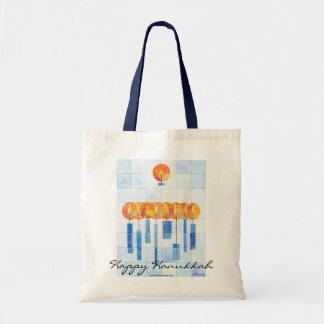 Tote Bag Bougies accrochantes de Hannukah