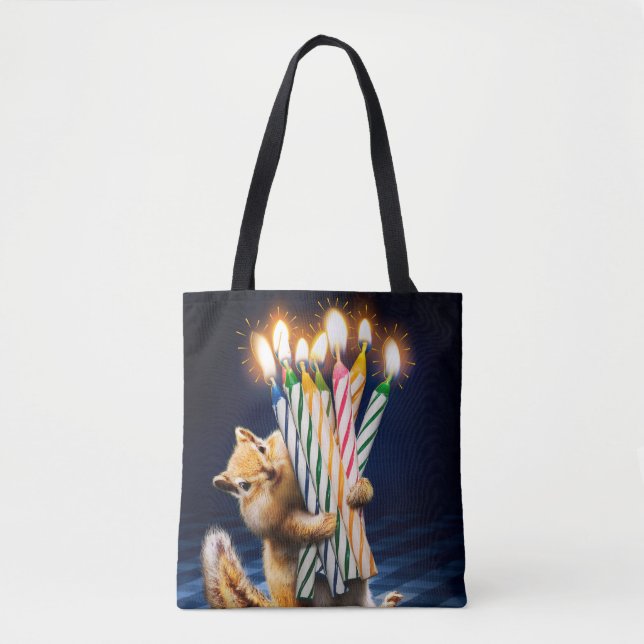 Tote Bag Bougies d'anniversaire de Tamia (Devant)