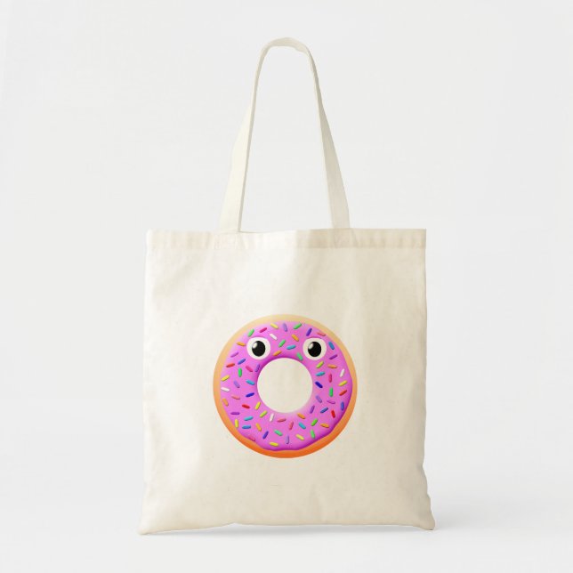 Tote Bag Bouillie Avec Yeux Et Dessin D'Arrosage (Devant)