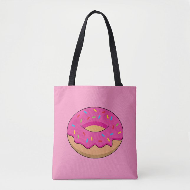 Tote Bag Bouillie de fraises avec des arrosages (Devant)