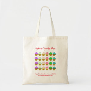 Tote Bag Boulangerie Cupcake Business Baker Personnalisé