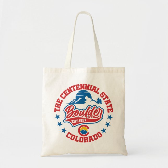 Tote Bag Boulder, Colorado (Devant)