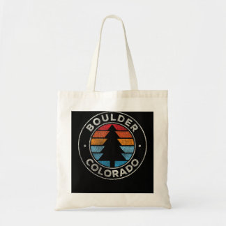 Tote Bag Boulder Colorado CO Vintage Graphic Retro les anné