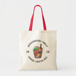 Tote Bag Boule annuelle de homard de famille et fête d'été