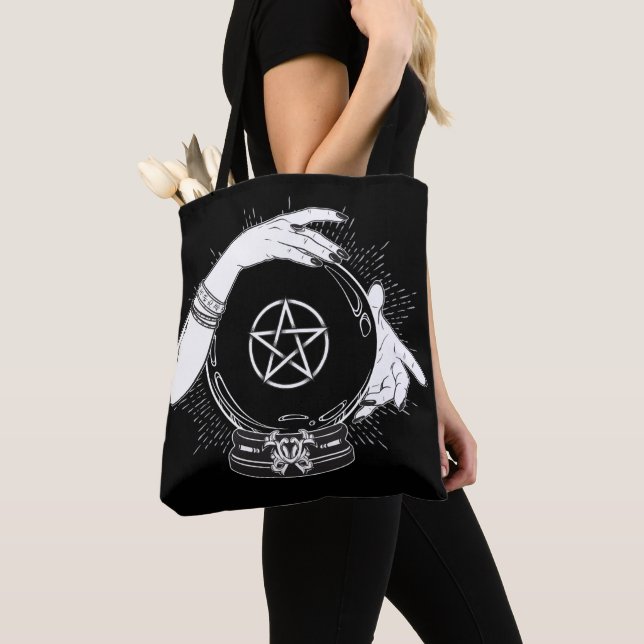 Tote Bag Boule de cristal mystique diseuse de bonne aventur (De près)