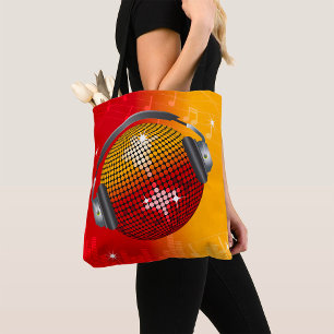 Tote Bag Boule de disco scintillante