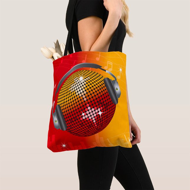 Tote Bag Boule de disco scintillante (Créateur téléchargé)