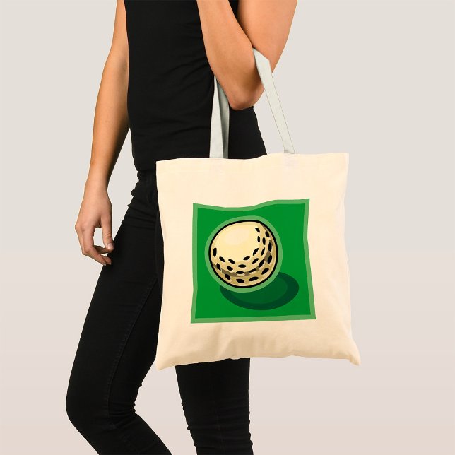 Tote Bag Boule De Golf Sur Green (Créateur téléchargé)
