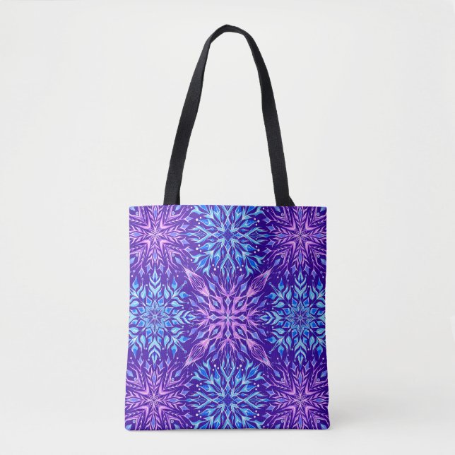 Tote Bag Boule de neige en cristal clair ornement (Devant)