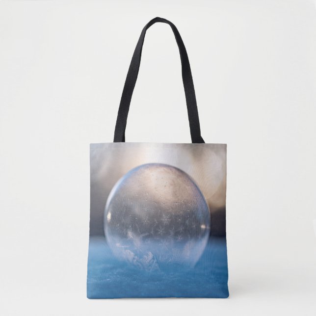 Tote Bag Boule en verre transparent (Devant)