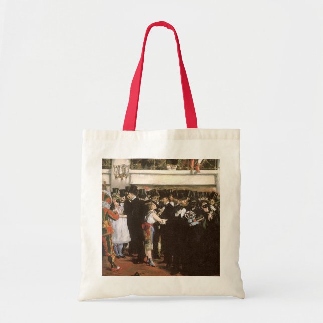 Tote Bag Boule masquée à l'Opéra par Edouard Manet (Devant)