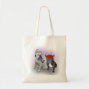 Tote Bag Bouledogue anglais et bouledogue français