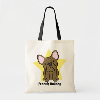 Tote Bag Bouledogue français Brindle d'étoile de Kawaii