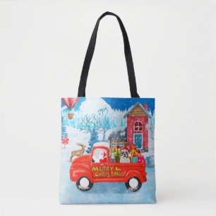 Tote Bag Bouledogue français dans un camion de livraison de