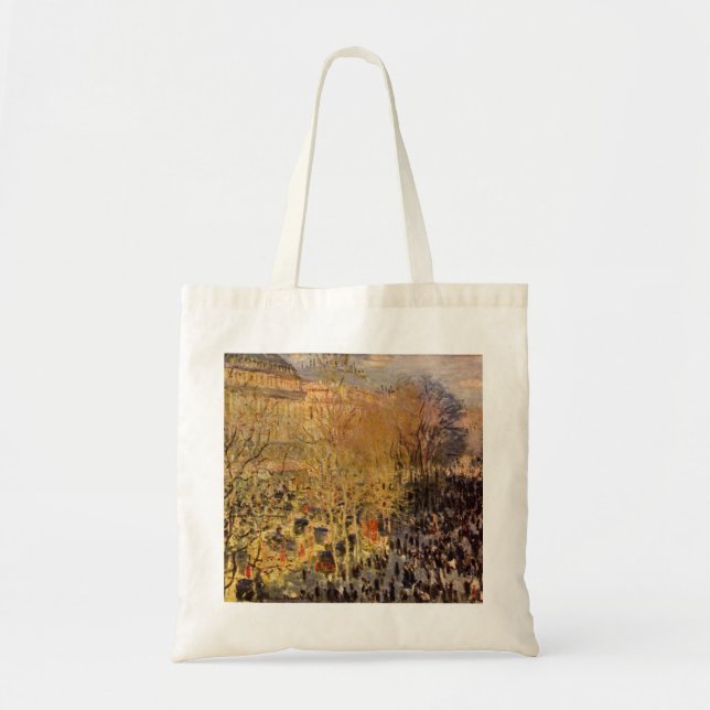Tote Bag Boulevard des Capucines par Claude Monet, Beaux-ar (Devant)