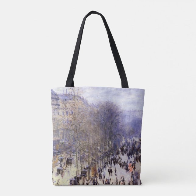 Tote Bag Boulevard des Capucines par Claude Monet, Beaux-ar (Dos)