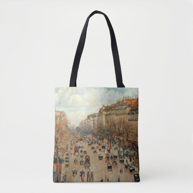 Tote Bag Boulevard Montmartre-Eremitage Camille Pissarro (Devant)
