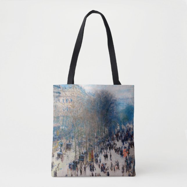 Tote Bag Boulevard Paris, Claude Monet (Devant)