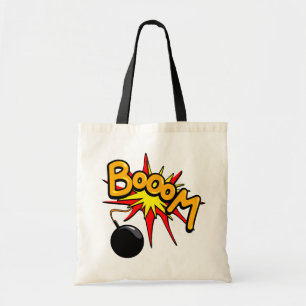 Tote Bag Boum ! sac, drôle d'illustration